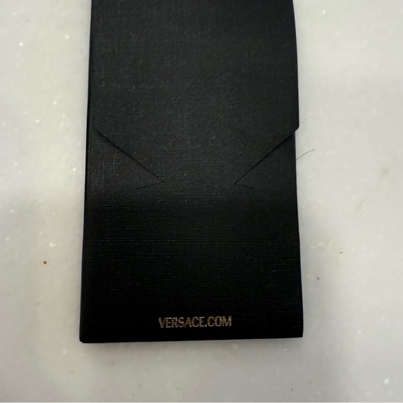 VERSACE Orange Quilted 100% Leather Card Case BRAND NEW - Picture 5 of 10